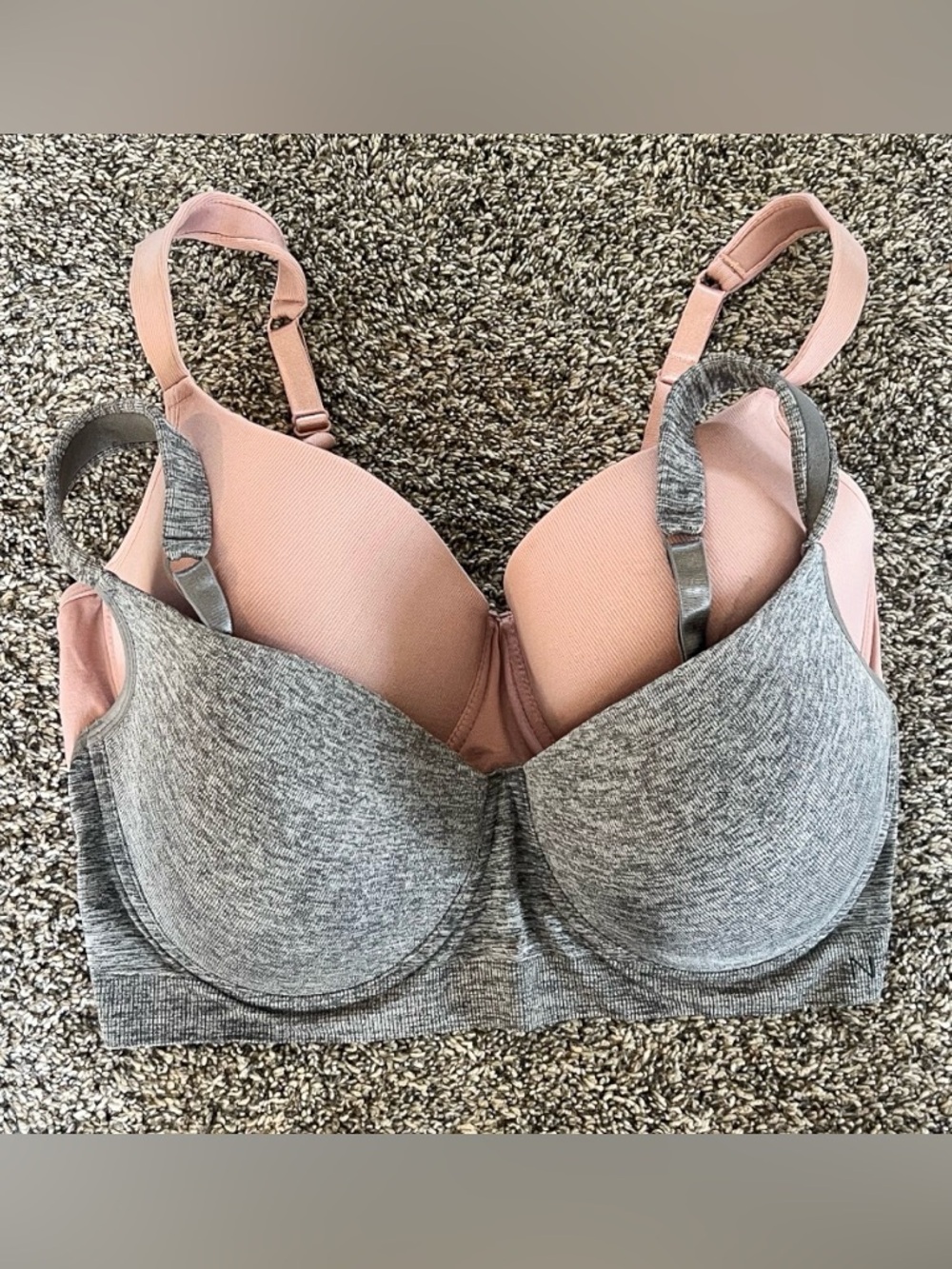 Nautica Women’s Tshirt Bras Pack Of Two 42D NWOT Thick Straps